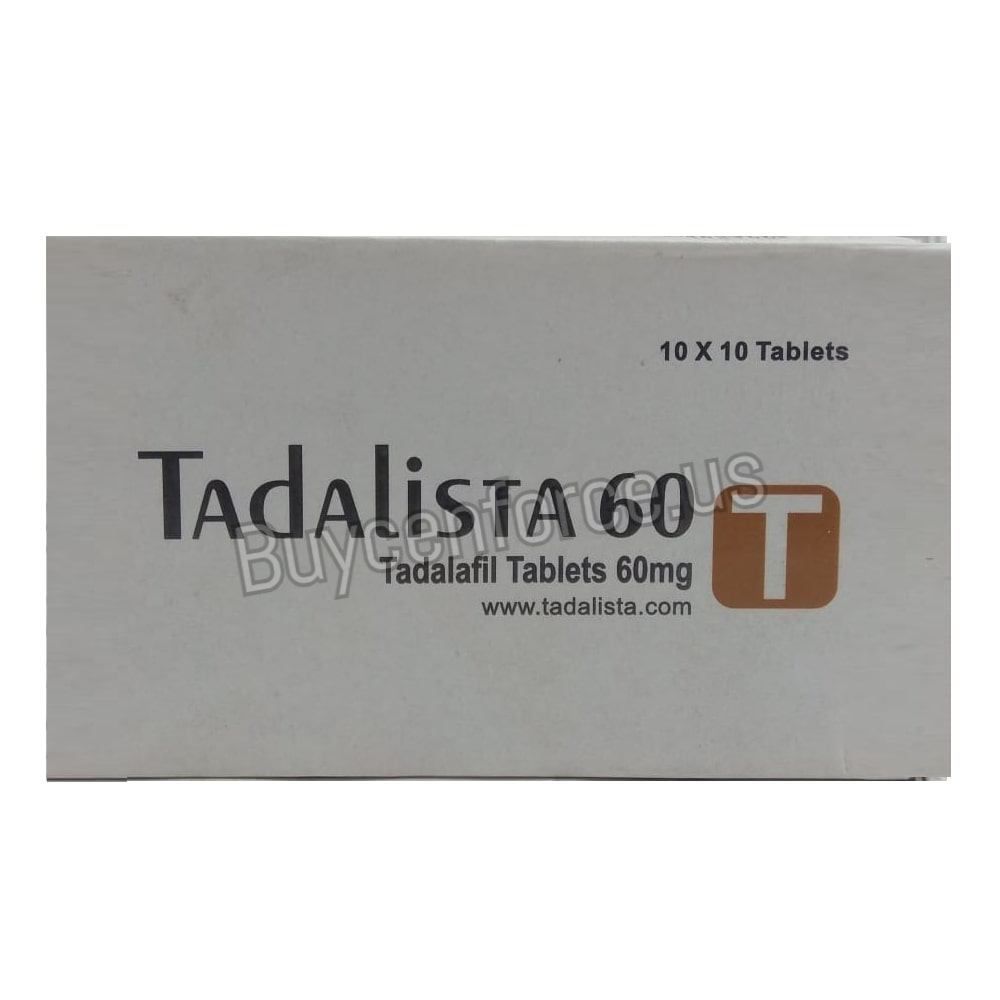 Tadalista 60 mg Tadalafil Tablets