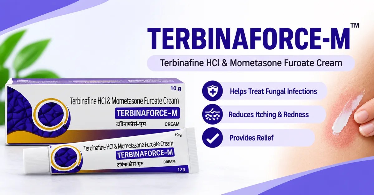 Terbinaforce M Cream: Uses, Benefits, Side Effects & Precautions