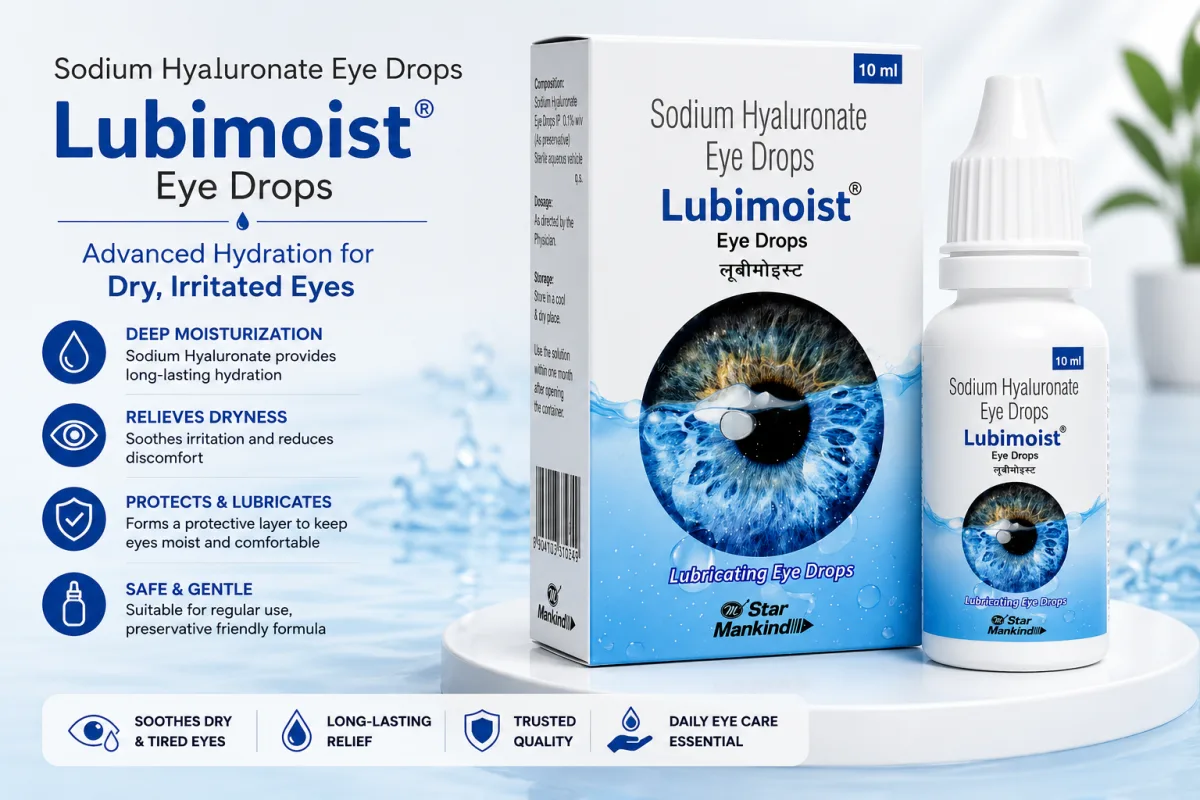Lubimoist Eye Drops 10ML: Uses, Benefits, How to Use and Safety Information