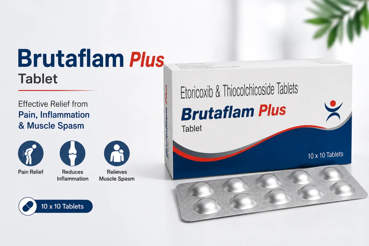 Brutaflam Plus Tablet: Uses, Benefits, Side Effects and Safety Information