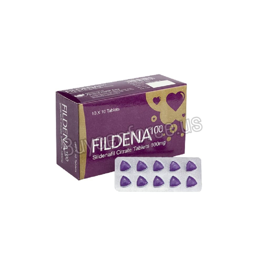 Fildena 100 mg Sildenafil Citrate Tablet 