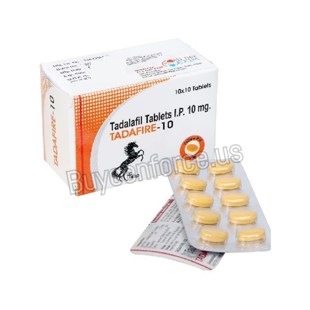 Tadafire 10 mg Tadalafil Tablets
