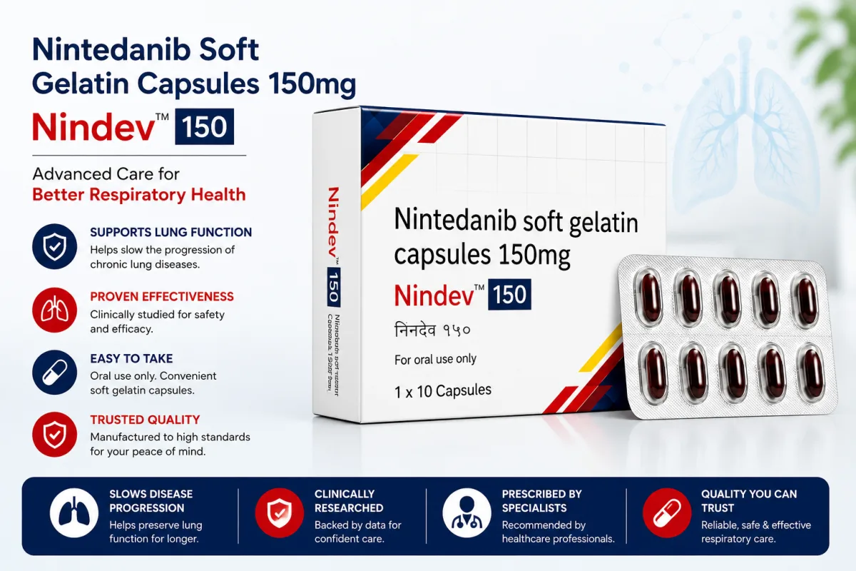 Nindev 150mg Capsule: Uses, Dosage, Benefits, Side Effects & Safety