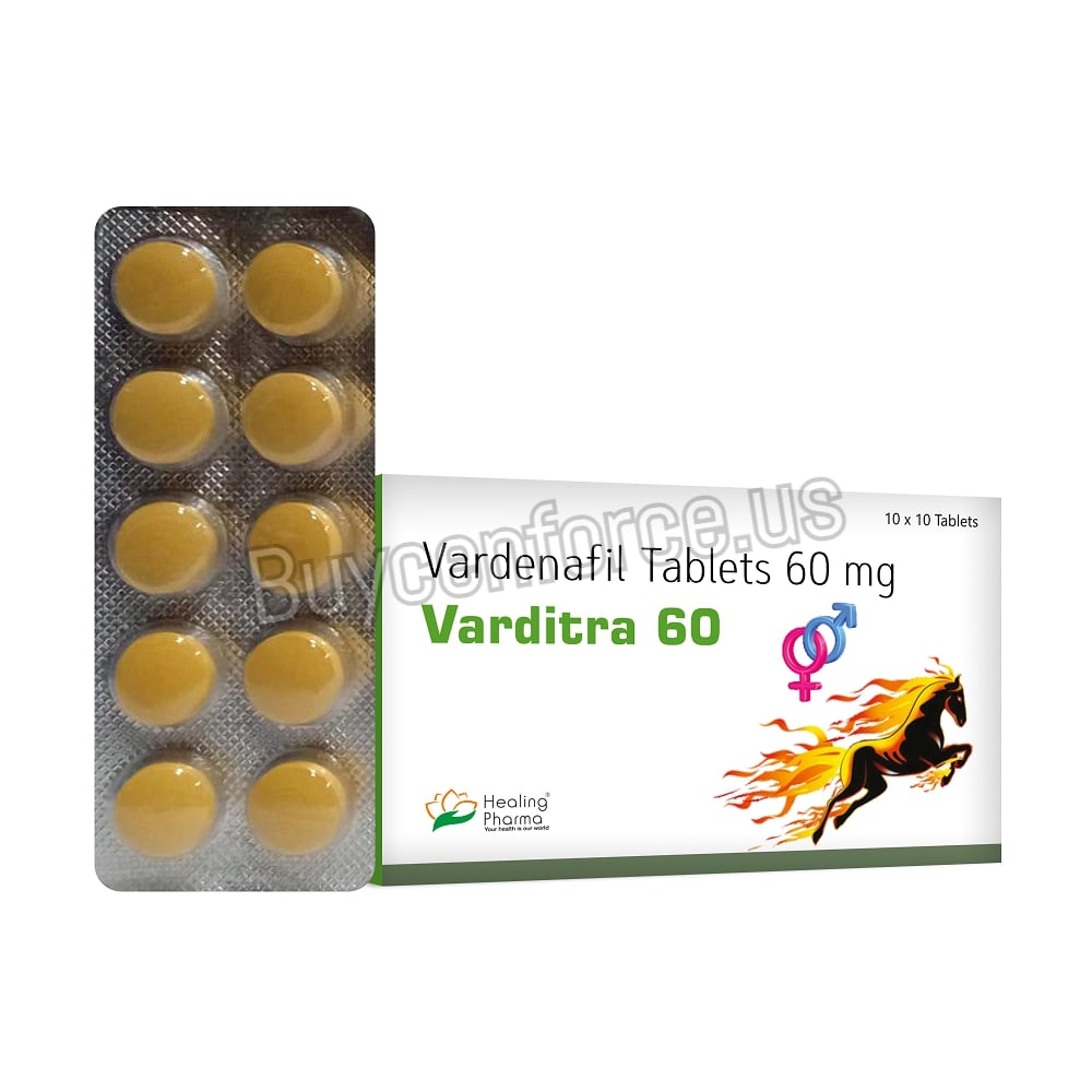 Varditra 60 mg Vardenafil Tablets