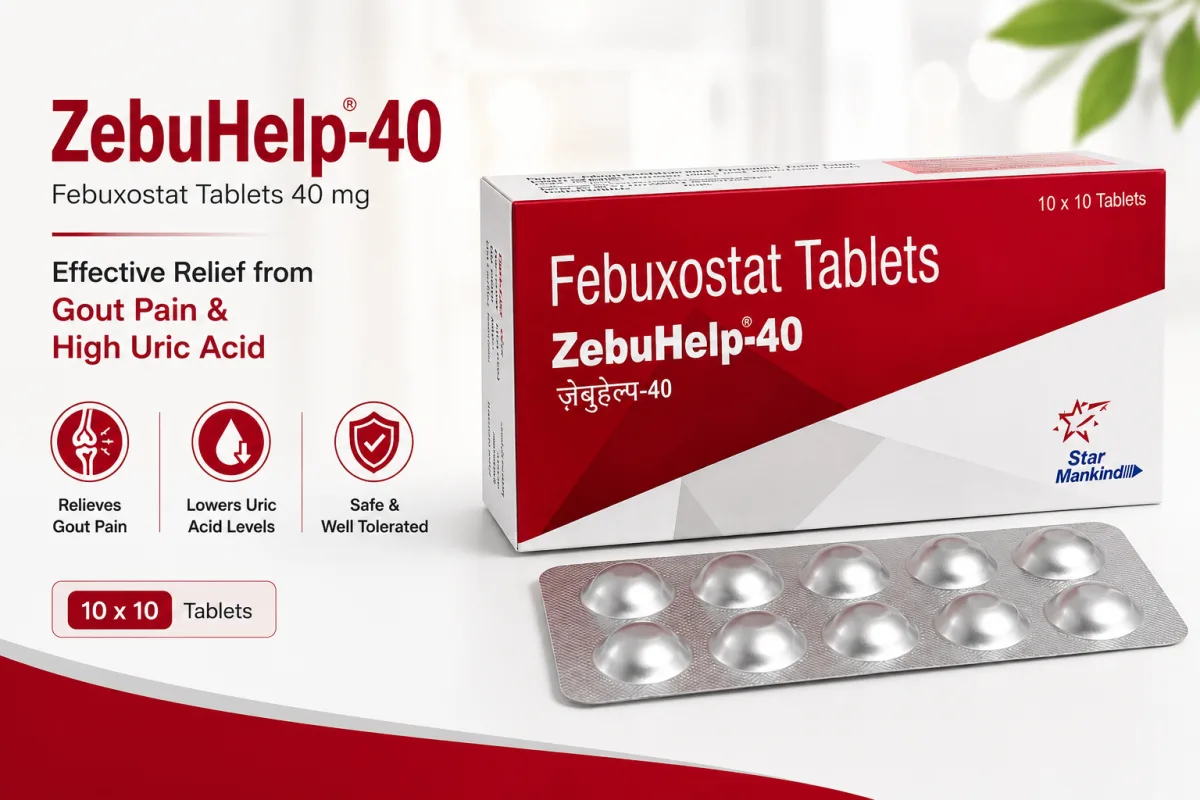 Febuhelp 40 Tablet: Uses, Benefits, Dosage, Side Effects & Safety Information