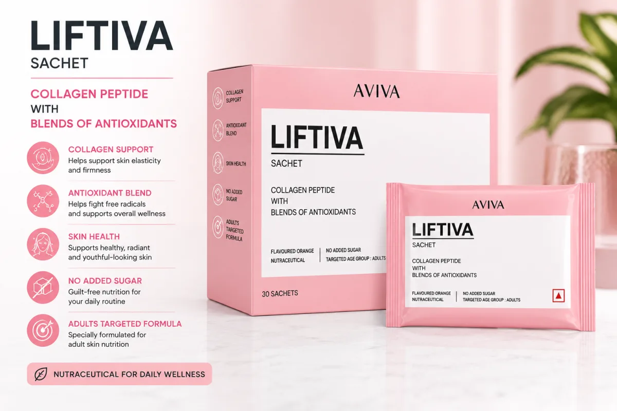 Liftiva Sachet: Collagen Peptide, Antioxidants, Uses & Benefits