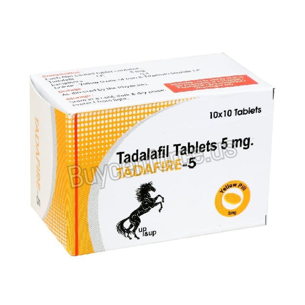 Tadafire 5 mg Tadalafil Tablets