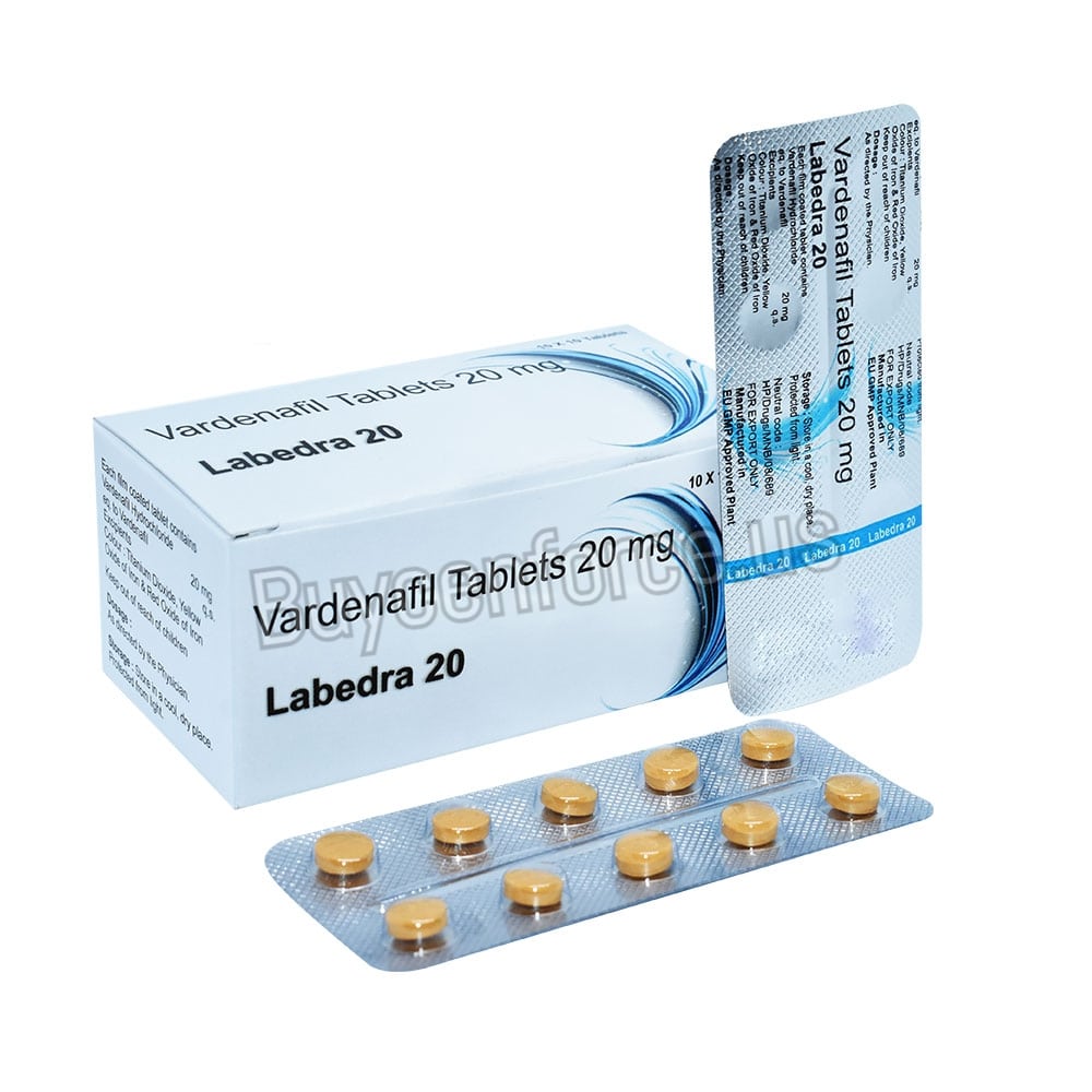 Labedra 20 mg Vardenafil Tablets